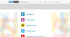 Desktop Screenshot of profiscan.cz